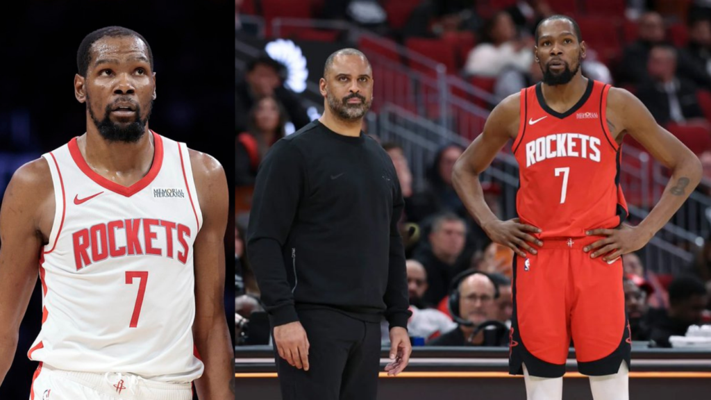 Durant fuera en el juego 3 de playoffs Houston vs Rockets