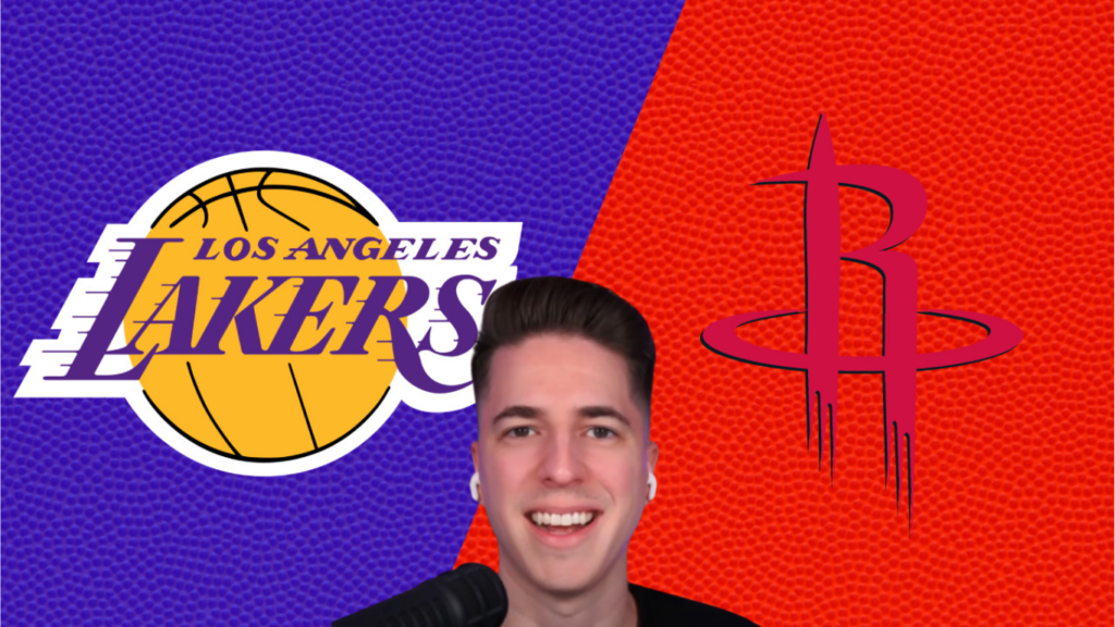 Lakers vs Houston en Pinto Lakers con Jovan Buha