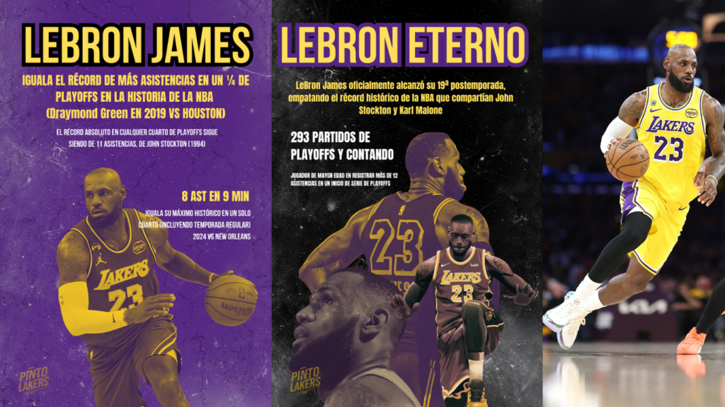 Lebron hace historia en los playoffs
