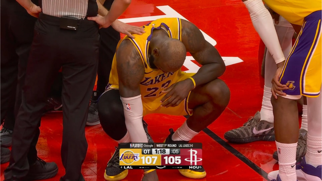 otro record de lebron james lakers playoffs vs rockets