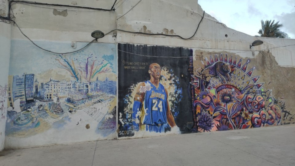mural de kobe bryant