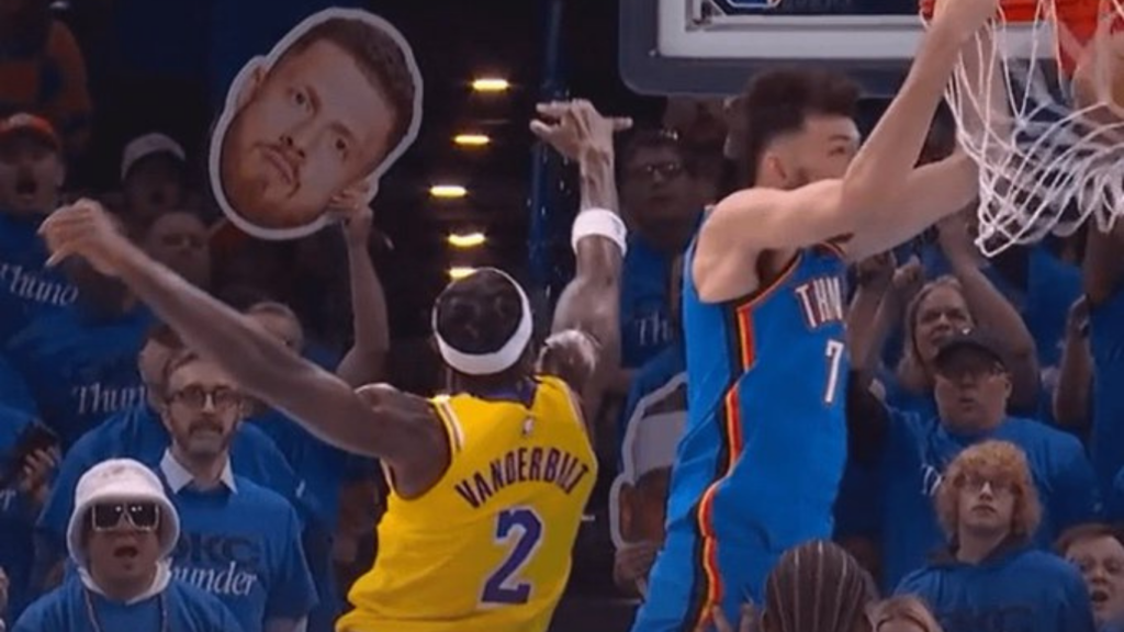 vando lakers lesión vs okc
