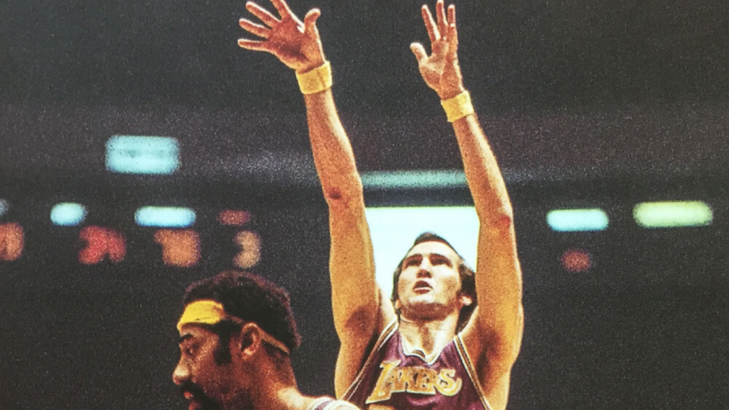 jerry west y Wilt Chamberlain lakers  finales 1972 