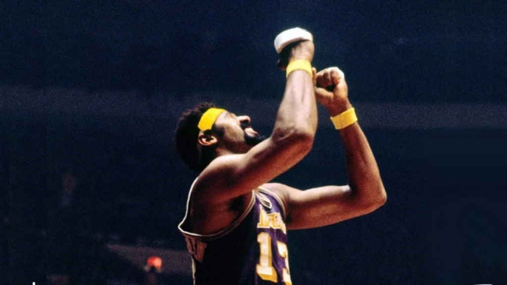 Wilt Chamberlain campeonato con lakers 1972
