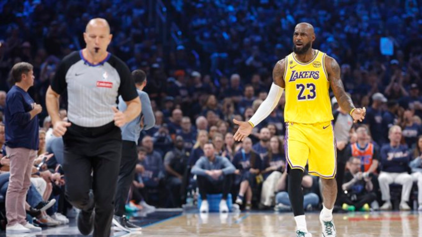 lakers pierde el juego vs okc
