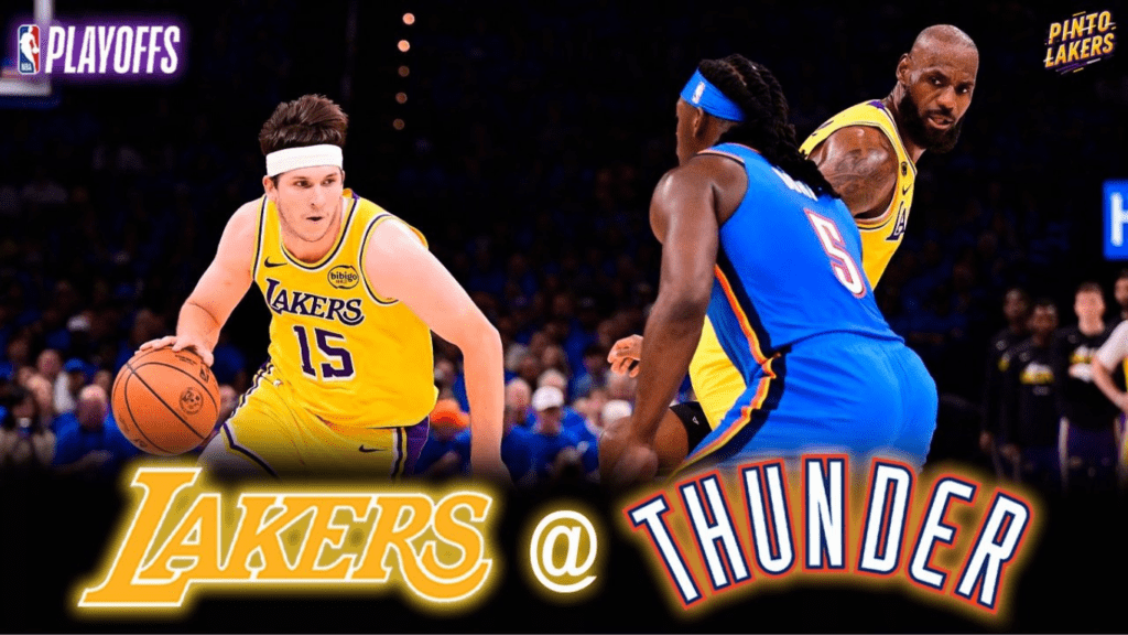 Thunder gana a Lakers: ni el 70% de LeBron fue suficiente 1 Lakers vs okc juego 1